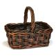 Rectangle Wicker Gift Baskets W/ Handle (18 3/4"x13 3/4"x8")